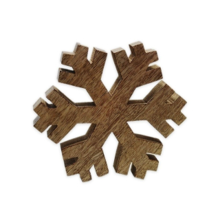 Vločka dřevo pr.14cm