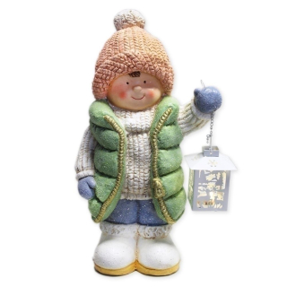 Chlapec magnesium V43,5cm LED