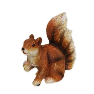 Veverka polyresin V7,5cm hnědá