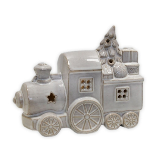 Vlak porcelán LED V14cm