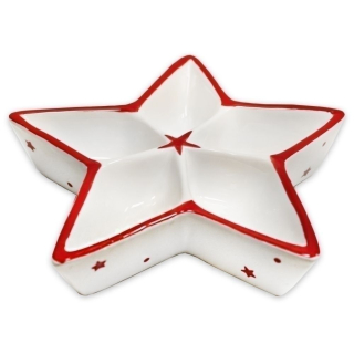 Hvězda tác keramika 20cm