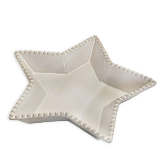 Hvězda tác porcelán 22,4cm krém