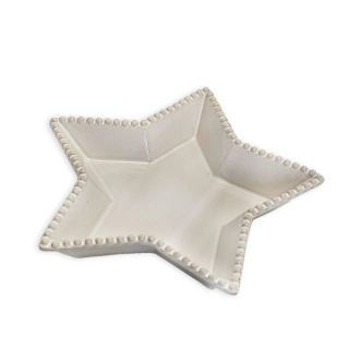 Hvězda tác porcelán 17,8cm krém