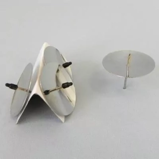 Bodce kov S/4 pr.5cm stříbrná