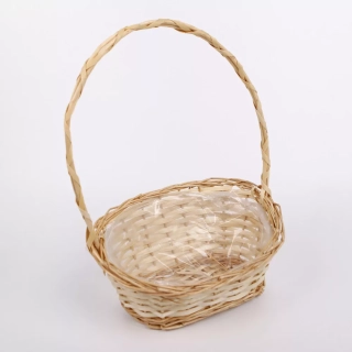  Koš s uchem proutí 30x23V8/14/40cm natural