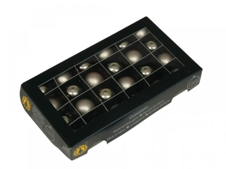 Skleněné baňky podzim 2,5 cm, sada 24 ks