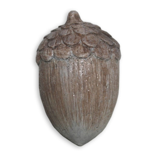 Žalud polyresin 11cm krém