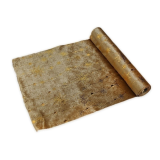 Samet vločka 36cm/5m zlatá