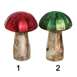 Hříbek sklo V10cm mix