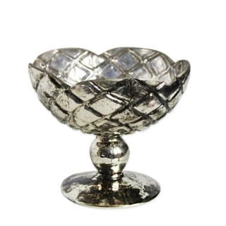 Pohár sklo 11cm černá oxid