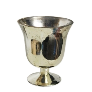 Pohár sklo 13cm černá oxid