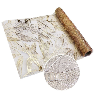 Látka dekorační polyester 36cm/5m pudrová