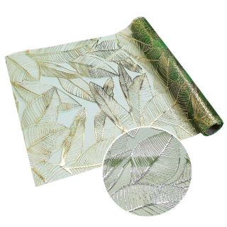 Látka dekorační polyester 36cm/5m zelená