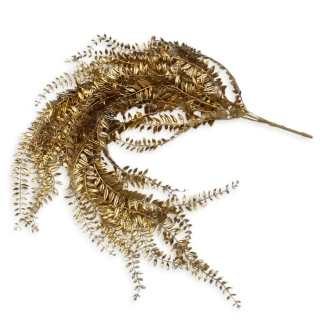 Závěs zeleň pvc 106cm zlatá