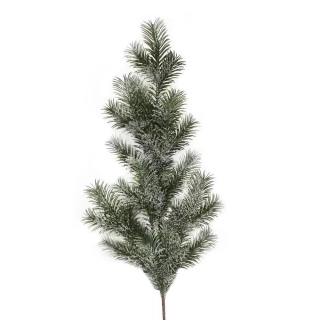 Jedle větev pvc 70cm sníh