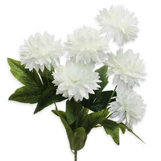 Chryzanthéma kytice x6/8,5/60cm bílá