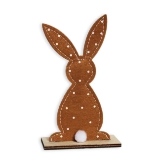 Zajíc fic 15,3cm hnědá