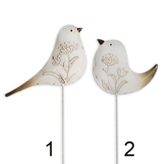 Ptáček zápich kov V62,5x12cm mix