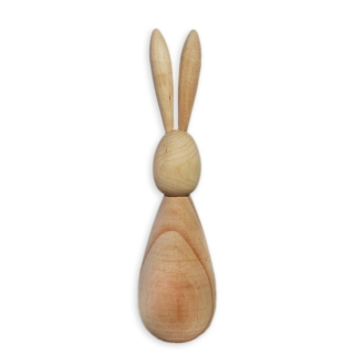 Zajíc dřevo 24cm natural