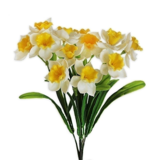 Narcisy guma pvc x15/34cm bílá