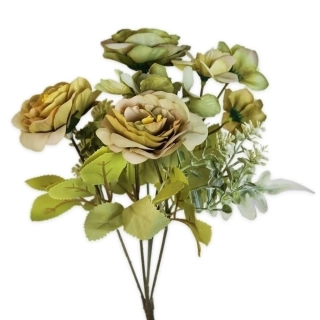 Kytice polyester 30cm zelená