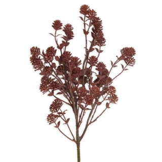 Keřík pvc 60cm starorůžová