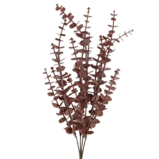 Eucalyptus pvc 43cm starorůžová
