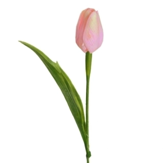Tulipán plast 41cm růžová