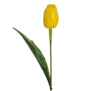 Tulipán plast 41cm žlutá