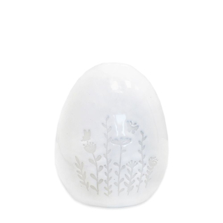 Vajíčko porcelán 8cm bílá