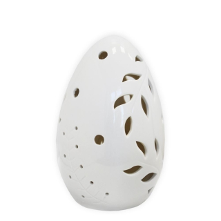 Vajíčko porcelán 15,5cm bílá