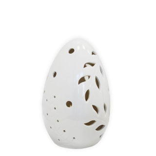 Vajíčko porcelán 11,2cm bílá