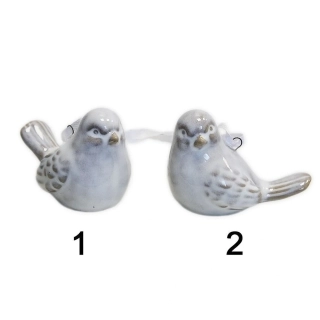 Ptáček závěs porcelán 4,7cm mix