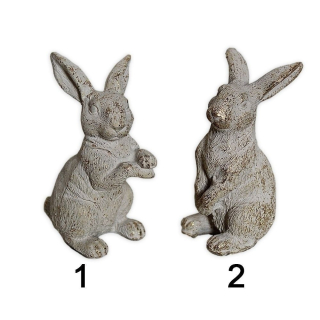 Zajíc polyresin 6,5cm mix