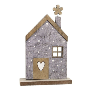 Domek filc 22cm béžová