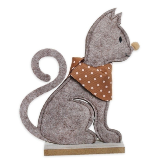 Kočka filc 26cm