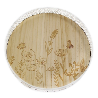 Tác dřevo/kov pr.30cm