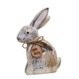 Zajíček dřevo 18cm