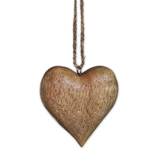 Srdce závěs dřevo 7,5cm