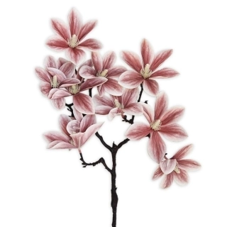 Magnólie větev 58cm sv.fialová
