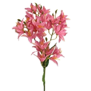 Hyacint větev x24/66cm růžová