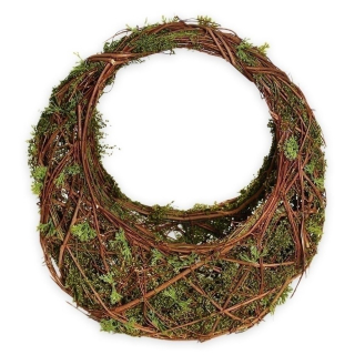 Koš proutí/PE mech 32cm