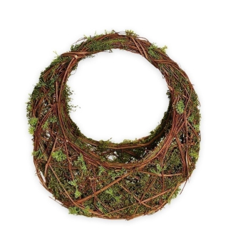 Koš proutí/PE mech 27cm