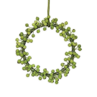 Věnec bobule 16cm zelená