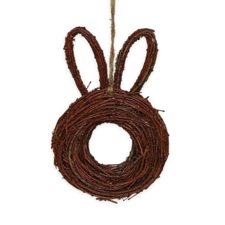 Věnec zajíc větve 26,5cm