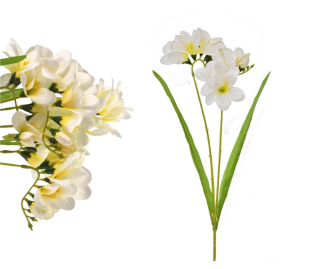 Umělá frézie bílá 56 cm