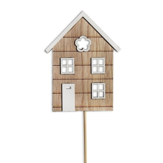 Domek zápich dřevo 9,5/33cm