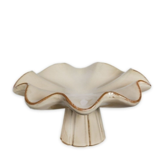 Podnos porcelán pr.16cm béžová