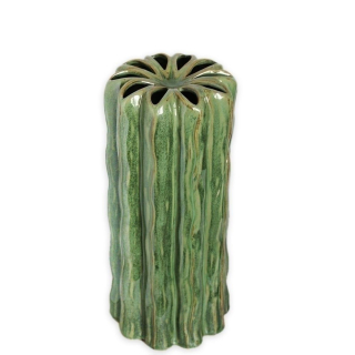 Váza porcelán 20,3cm zelená