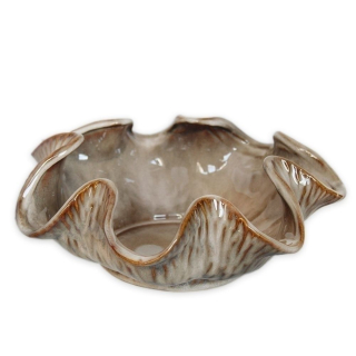 Miska porcelán 24cm hnědá